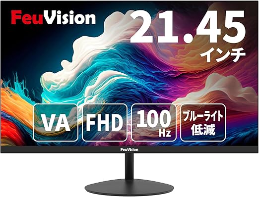 21.45インチ モニター  FHD 1080p 100Hzリフレッシュレート HDMI VGA 応答速度 5ms VAパネル FSID22AF1【3年保証】