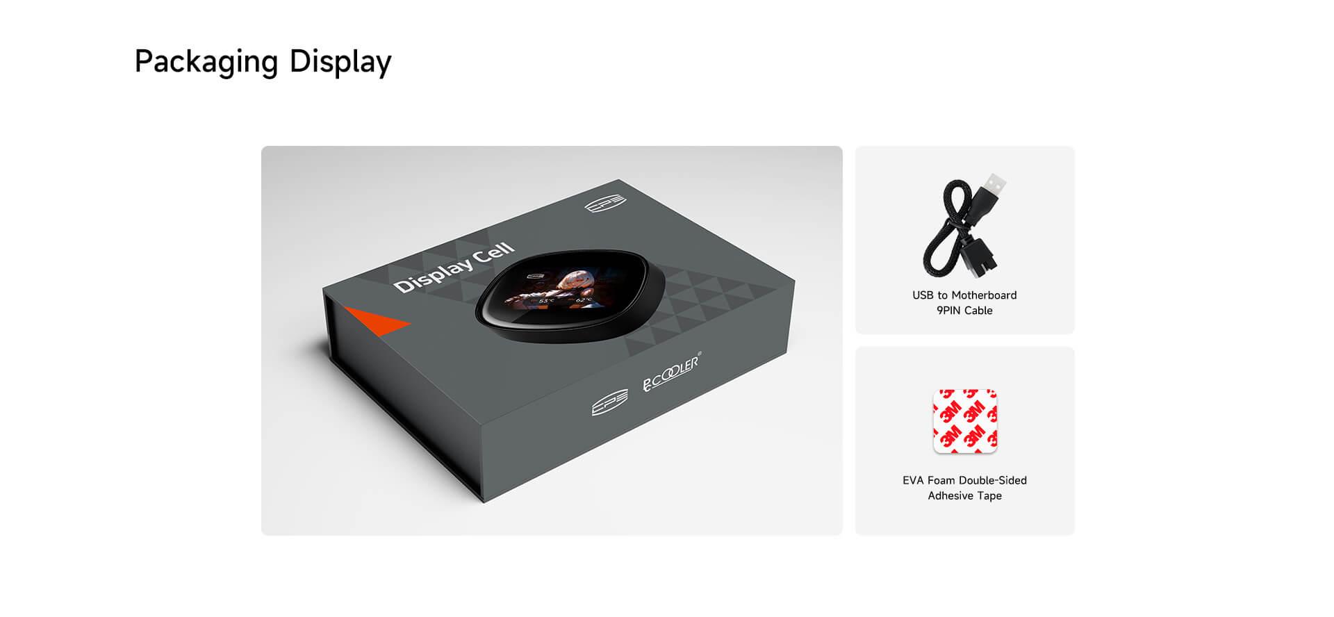 CPS 2.4インチIPSディスプレイ搭載ガジェット DISPLAY CELL