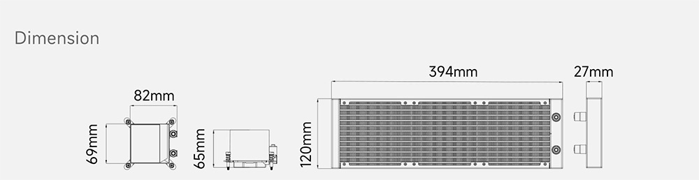 CPS 2.4インチIPSディスプレイ搭載 Intel LGA 1851/1700 & AMD AM5/AM4用水冷クーラー  DC360PRO-ARGB-BK
