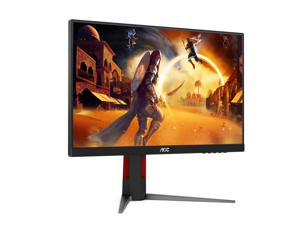 【中古】【動作確認済】AOC ゲーミングモニター 24G4/11 23.8インチ 1920×1080 昇降(高さ調整)/チルト/スイーベル/ピボット(縦回転)(30日間保証)