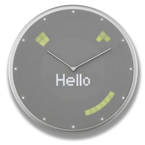 【訳あり品】【箱破損】【未開封・未使用】Glance Clock Silver GC-US-SLV-01