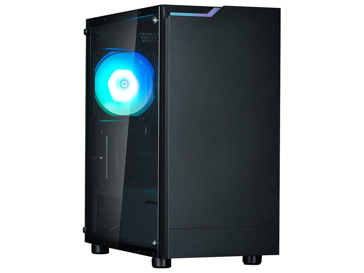 【アウトレット品】ZALMAN T4 PLUS Black ミニタワー PCケース ブラック