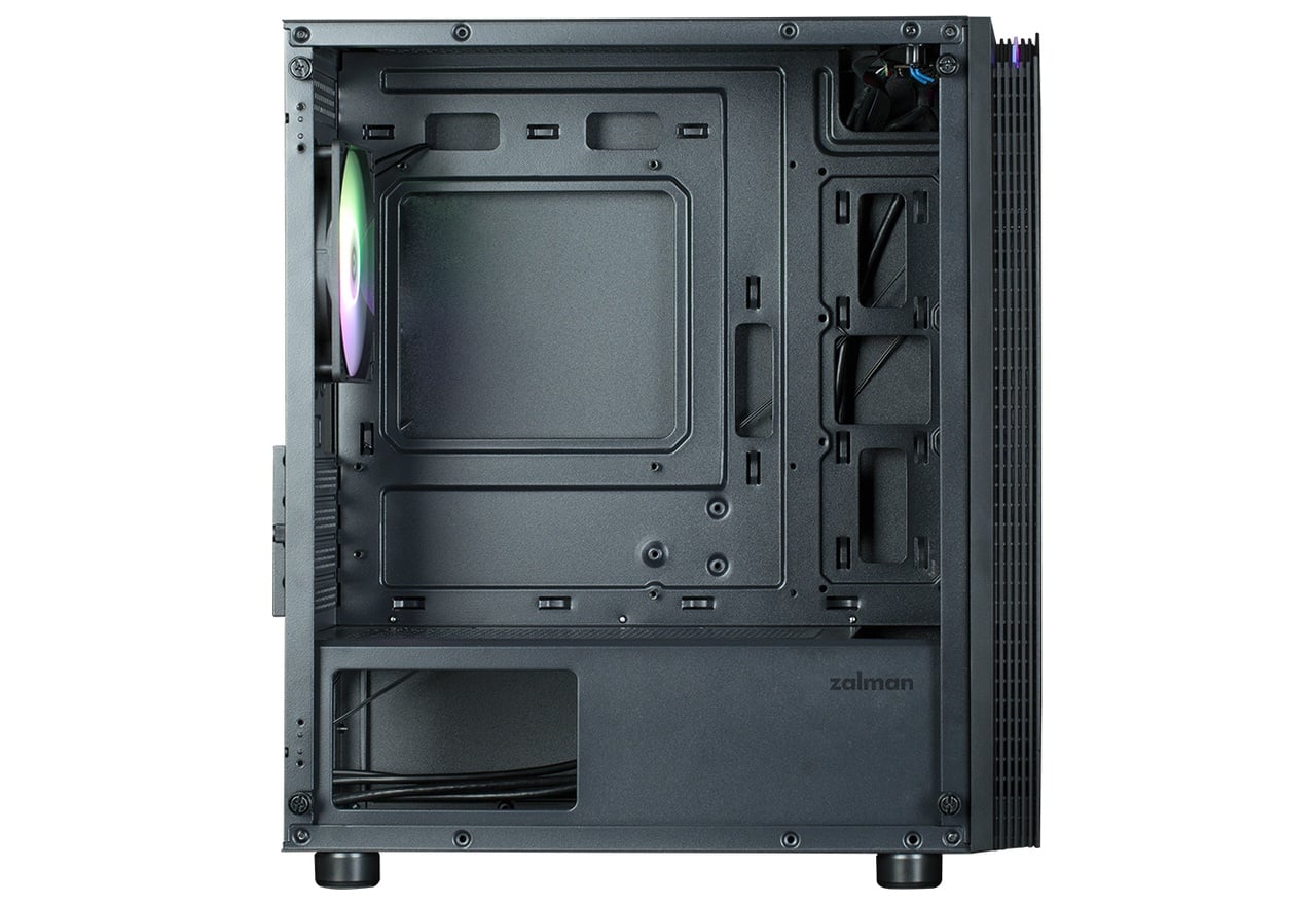 【アウトレット品】ZALMAN T4 PLUS Black ミニタワー PCケース ブラック