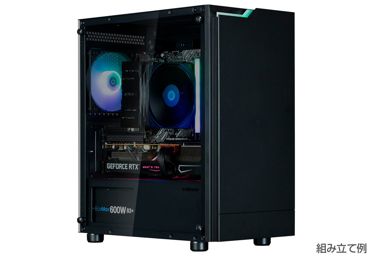 【アウトレット品】ZALMAN T4 PLUS Black ミニタワー PCケース ブラック